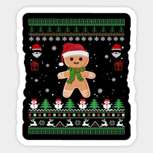 ugly sweater Sticker